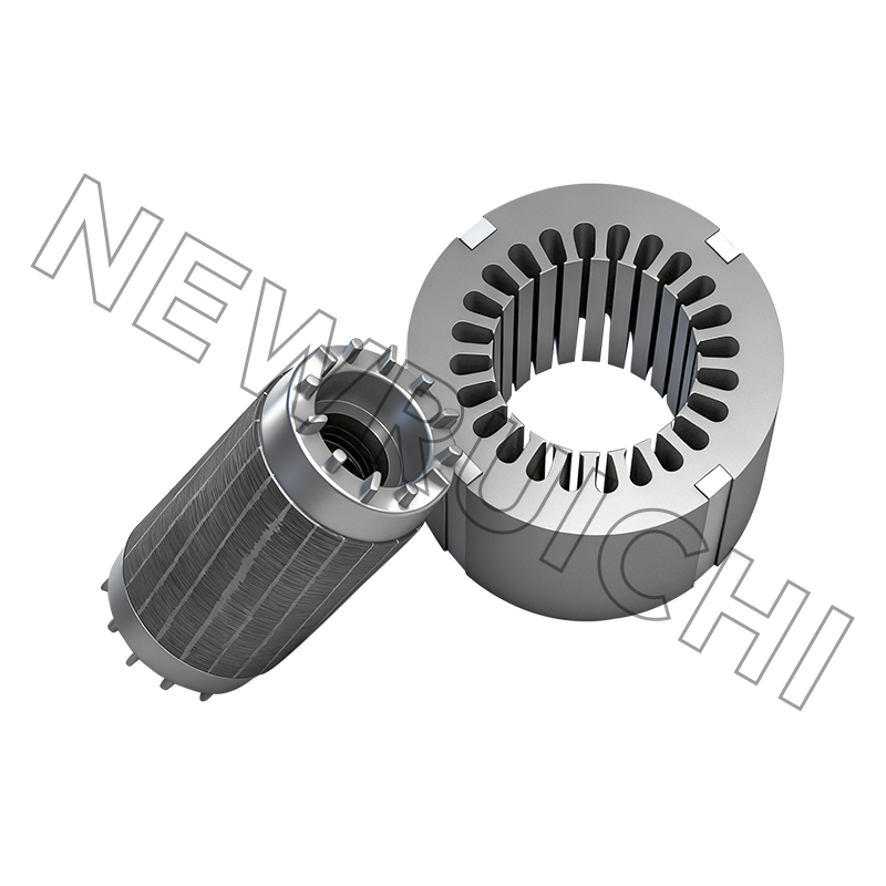 AC-moottorin staattori- ja roottoriydinkokoonpano