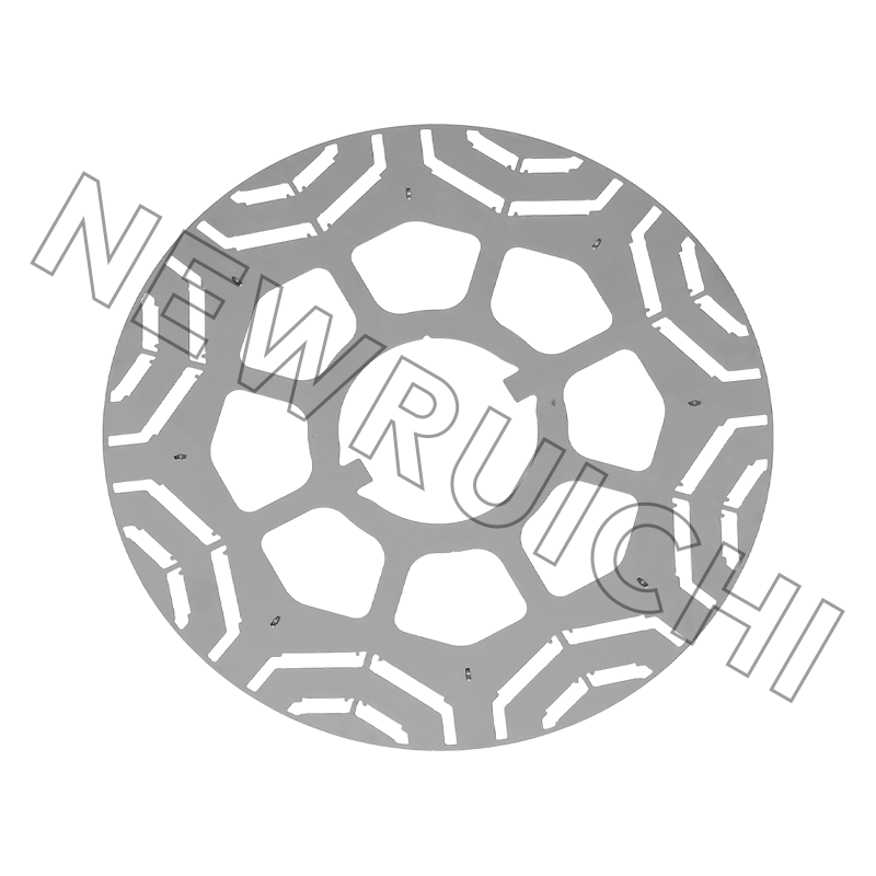 Laserleikattu staattori/roottori laminointinäyte